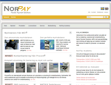 Tablet Screenshot of norpay.se